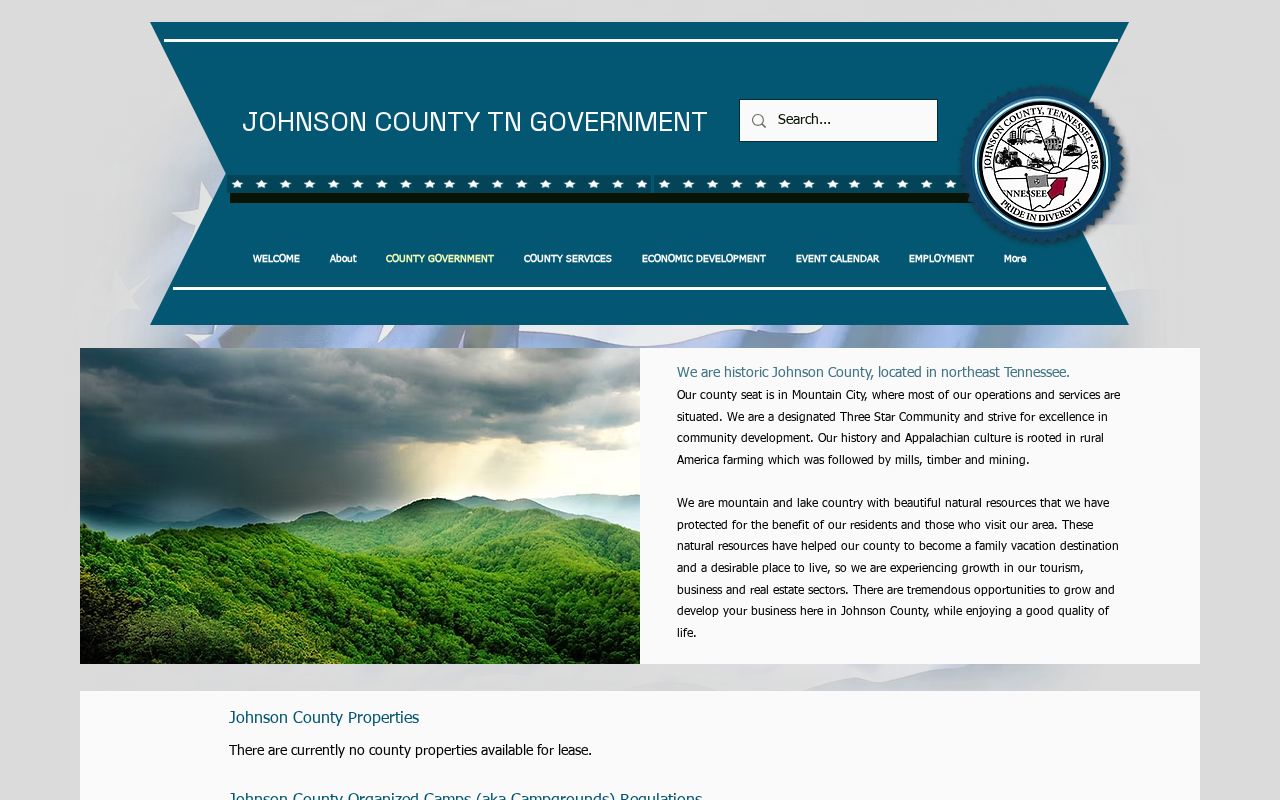 Johnson County active warrant records context at the Mountain City county seat